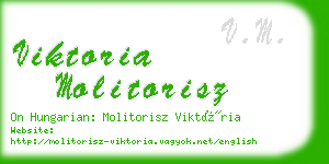 viktoria molitorisz business card